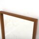 Scandinavian teak mirror "Perfekt", Glas & Trä, Sweden, 1950, 82x42