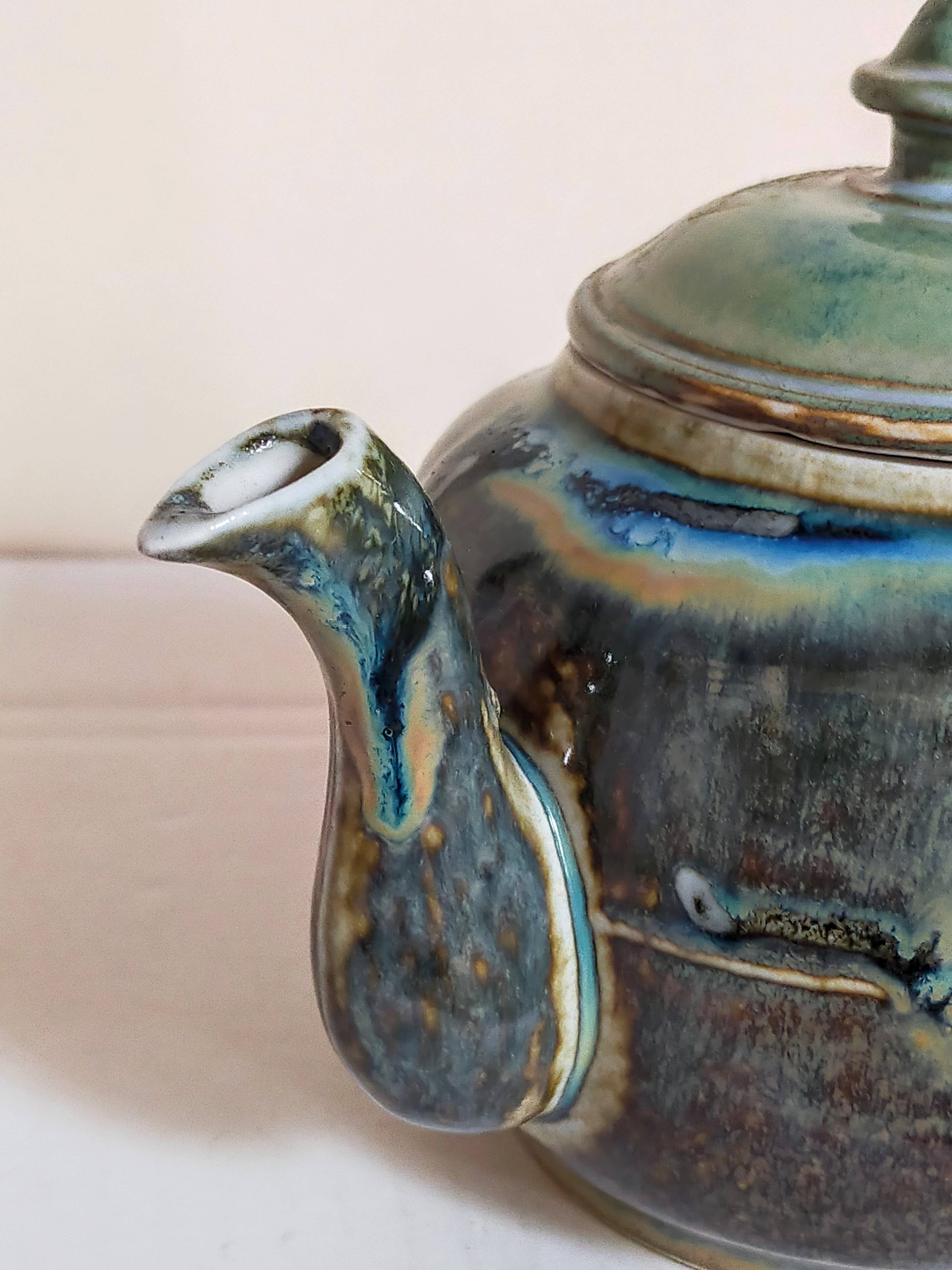 Vintage fine ceramic teapot