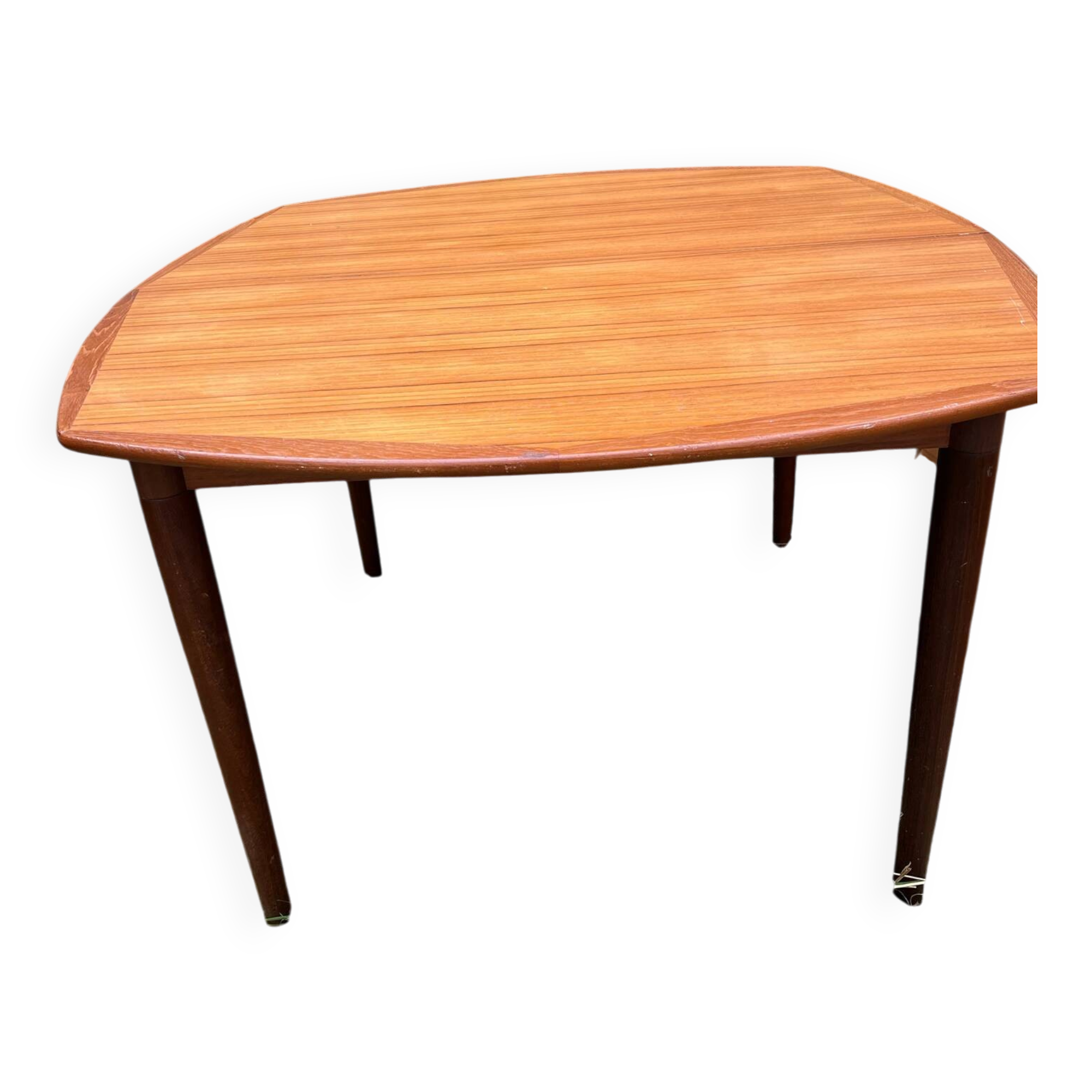 Table à rallonges bois vintage Années 60