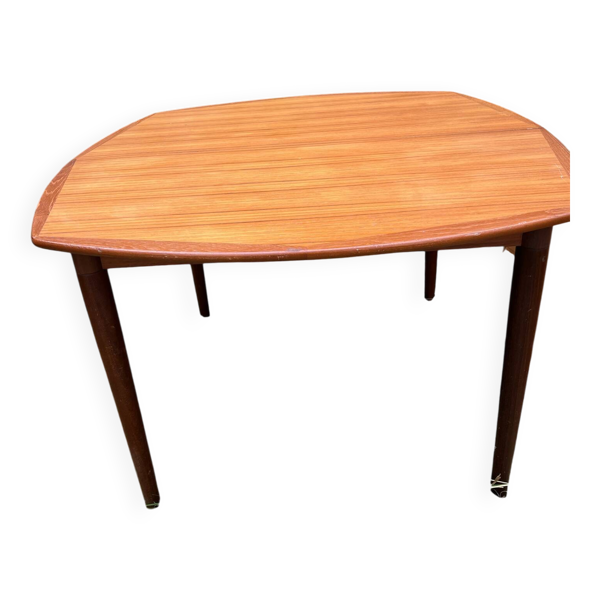 Table à rallonges bois vintage Années 60