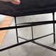 Square coffee table in Majorelle blue zellige, handmade – 60 × 60 cm
