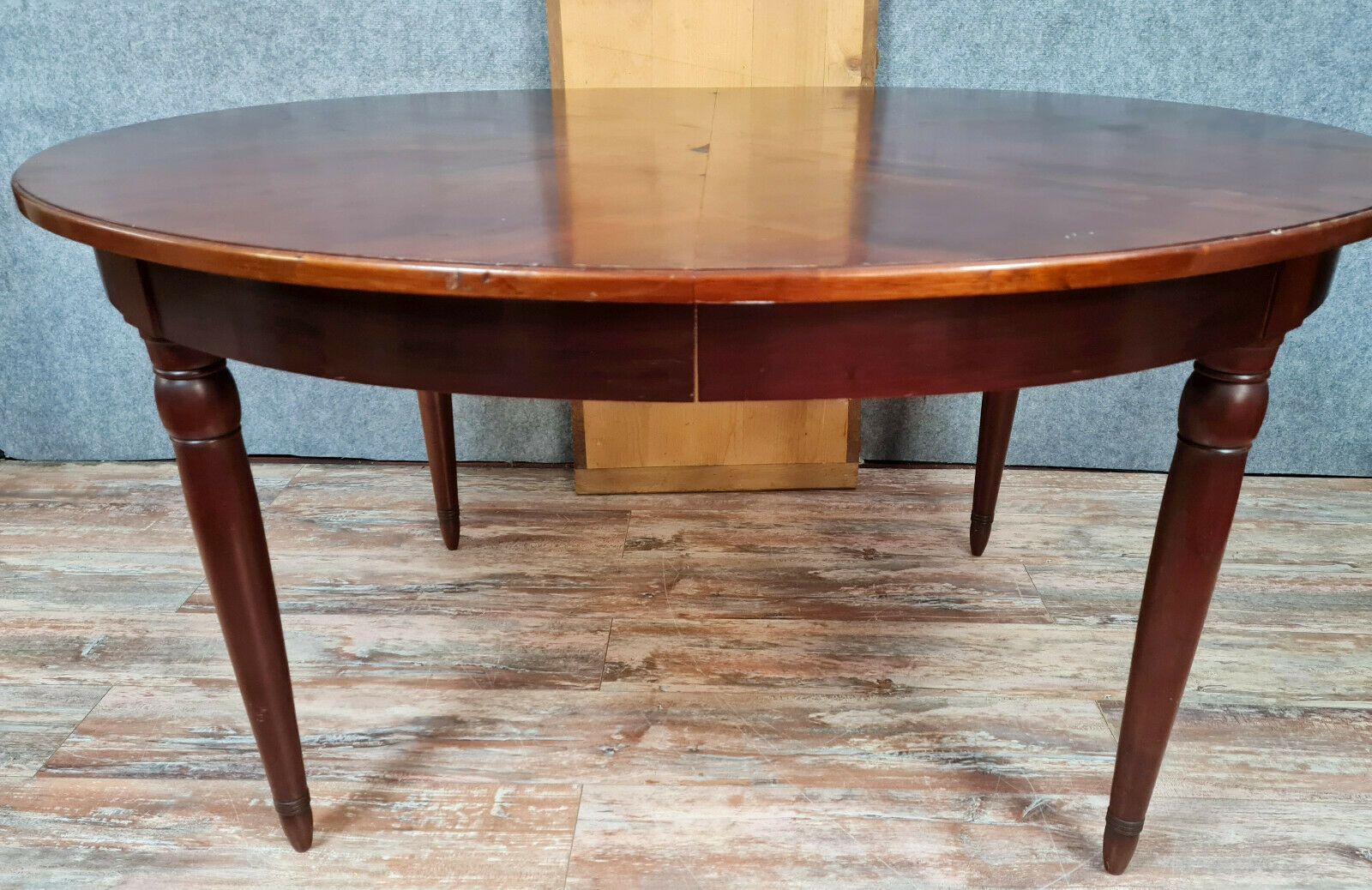 Art Deco period table with mahogany extensions around 1920