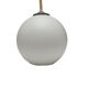 Vintage communist pendant lamp, Poland, 1970s