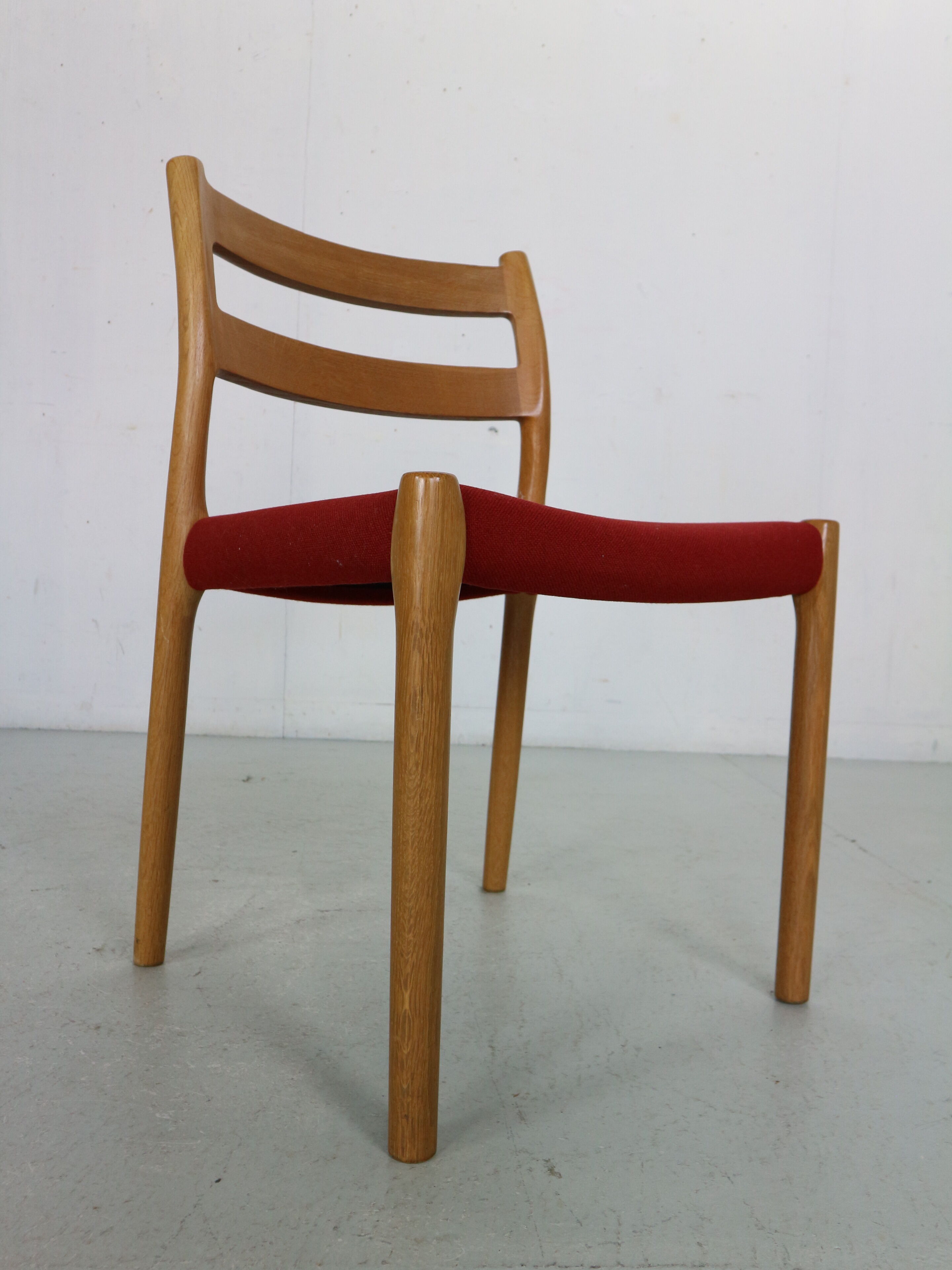 4 chairs model 84 by Niels Otto Moller for Højbjerg, Denmark 1970s