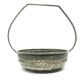 Art Deco sugar bowl, silver-plated brass, Poland, 1920s
