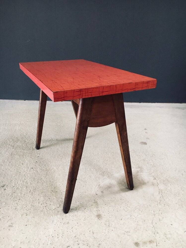 French Reconstruction Bistro Table, 1950s