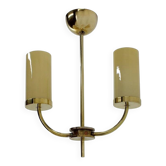 Pendentif en laiton Art Déco Bauhaus / années 1930