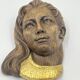 High-Relief Gilded Plaster The Inspired – After Raoul Larche