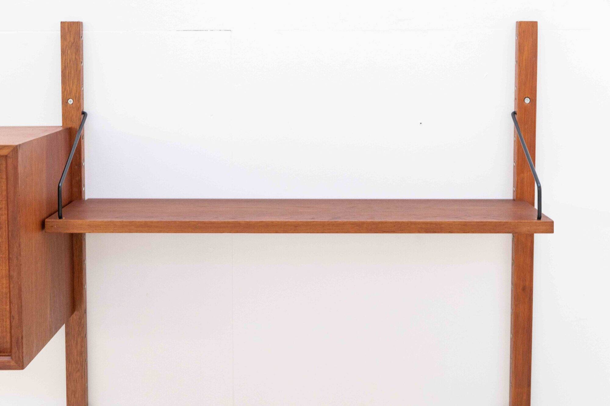Wall unit with 3 bays 'Cado' by Poul Cadovius