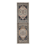 Vintage Turkish Oushak Rug Handwoven 59x200 cm