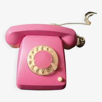 Vintage Dark Pink Phone,
