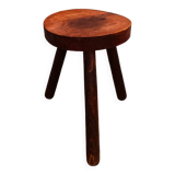 Solid wood tripod stool
