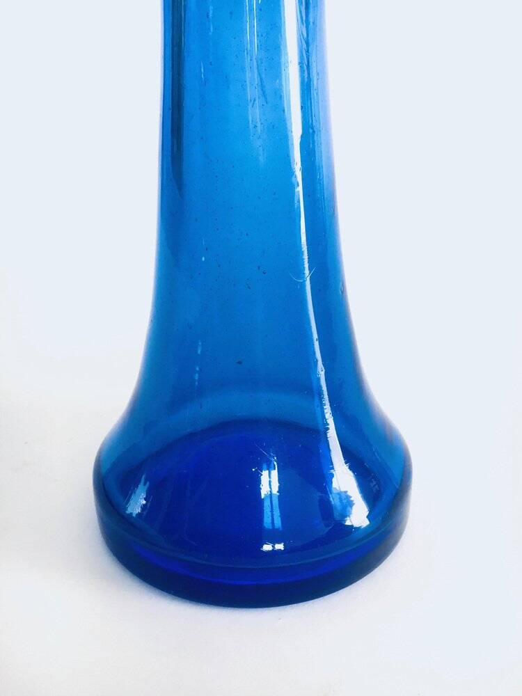 Mid-Century Blue Glass Table Lamp by Nanny Still for Raak, Netherlands, 1960s