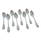 Christofle, Paris - Set of 8 dessert spoons - Vendôme model (Louis XIV style) - in metal