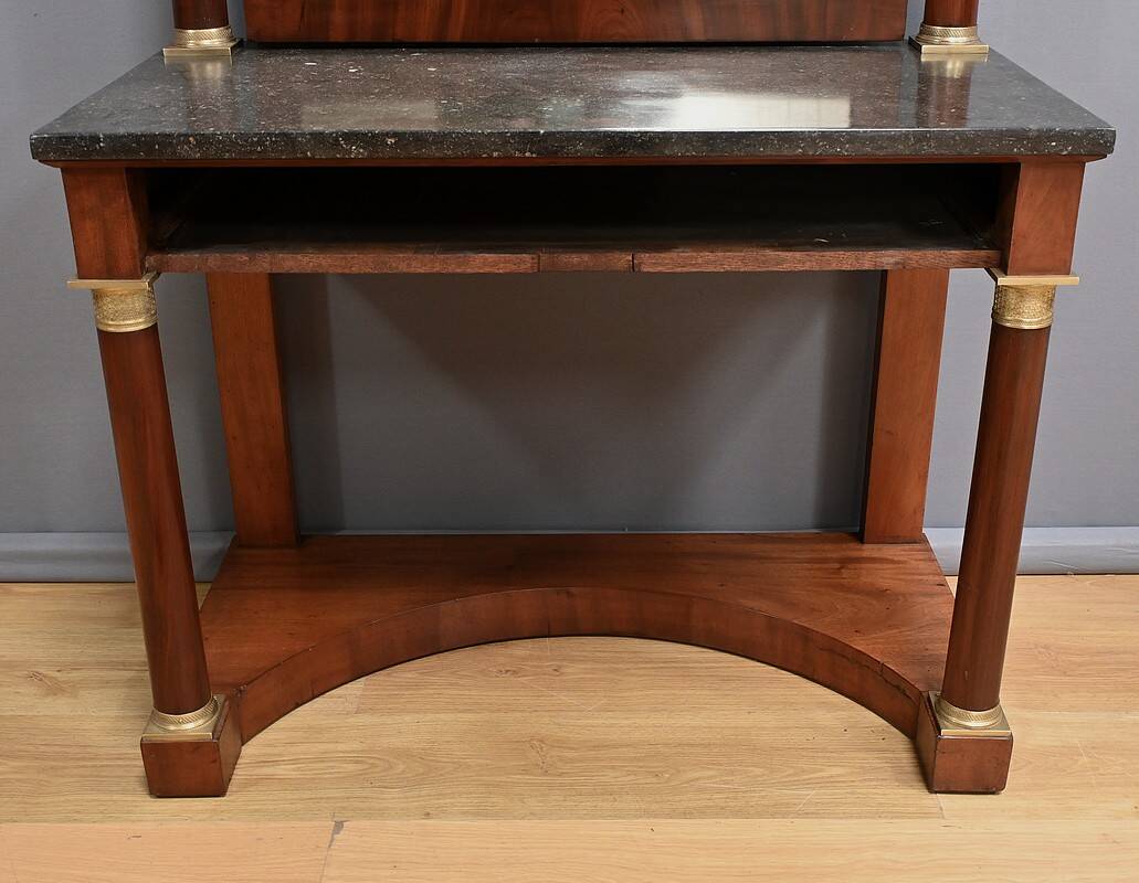Mahogany dressing table, Empire period – Early 19th century
