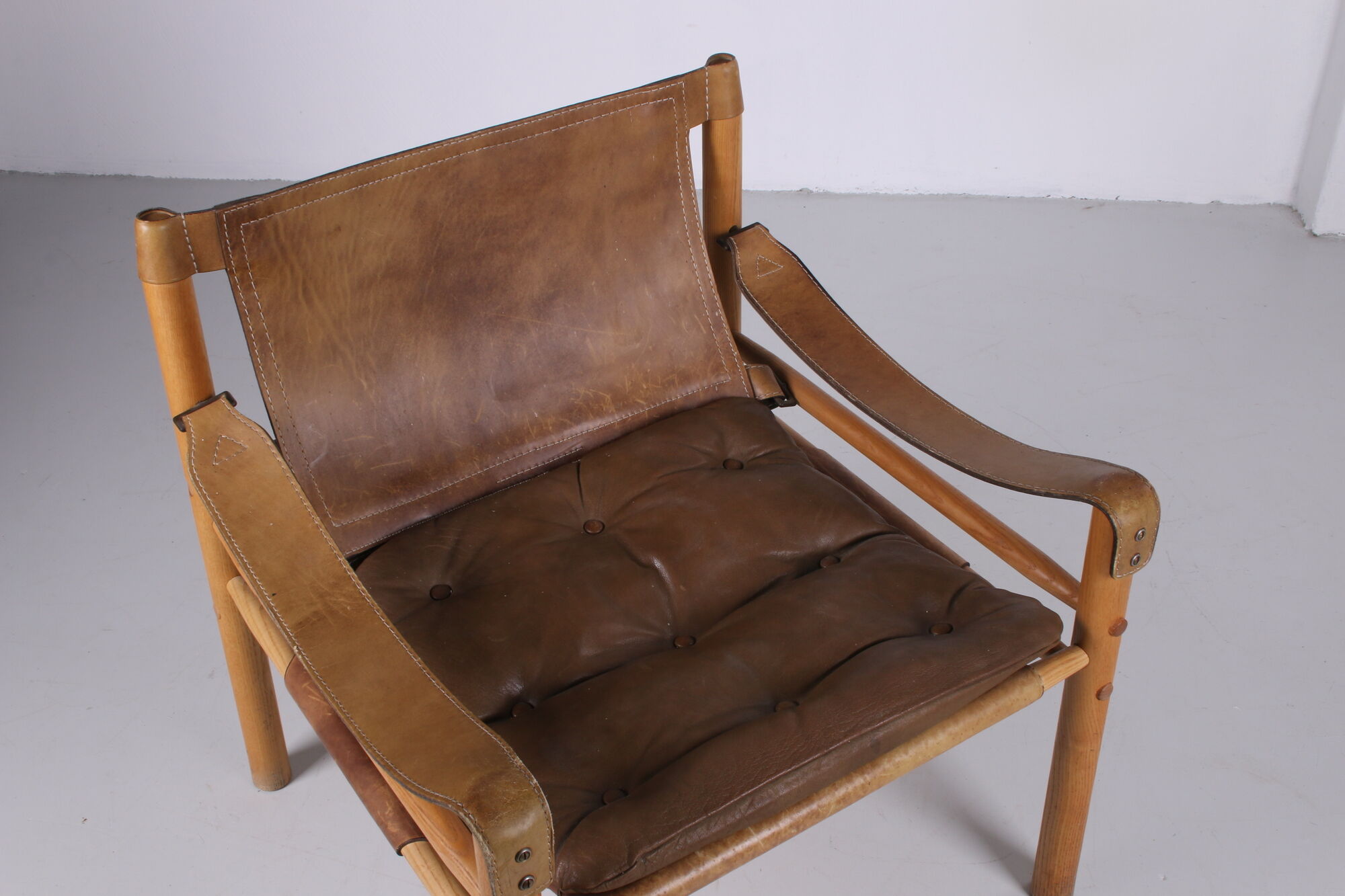 Safari chairs model Sirocco design Van Arne Norell Sweden 1960