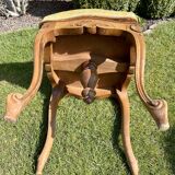 Piano stool in walnut style louis xv