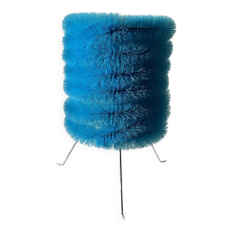 Table lamp, blue brush, rare vintage IKEA, model LYSBOJ, avant-garde design