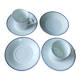Coffee service for 2 people limoges tharaud "horizon" – 6 pieces