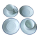 Coffee service for 2 people limoges tharaud "horizon" – 6 pieces