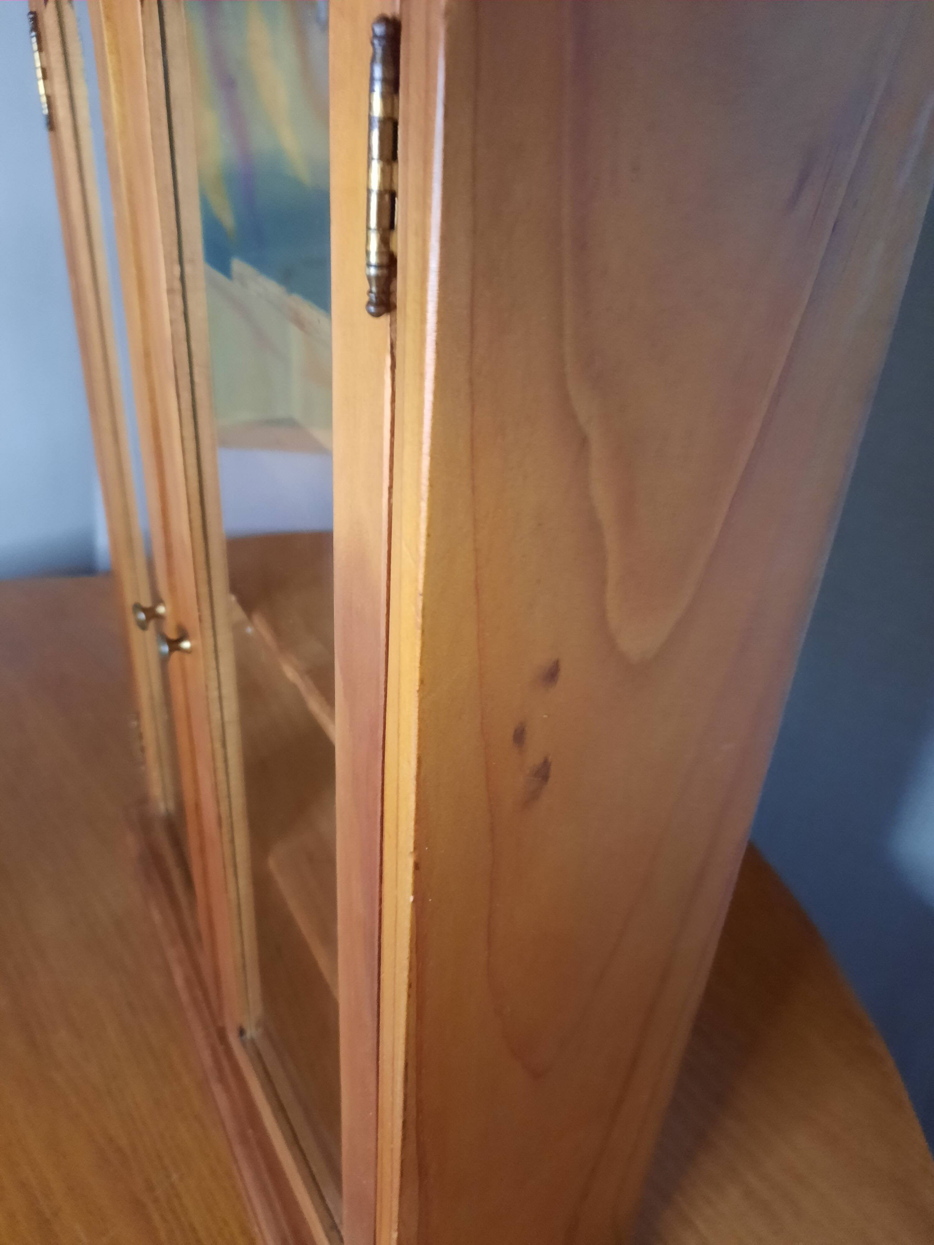 Pair of small display cabinets