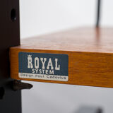 Royal set, desk and shelf, teak, Poul Cadovius