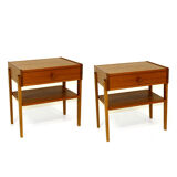 Teak bedside table game, Sweden, 1960