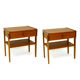 Teak bedside table game, Sweden, 1960