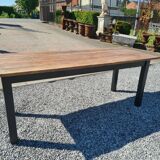 Patinated fir farmhouse table