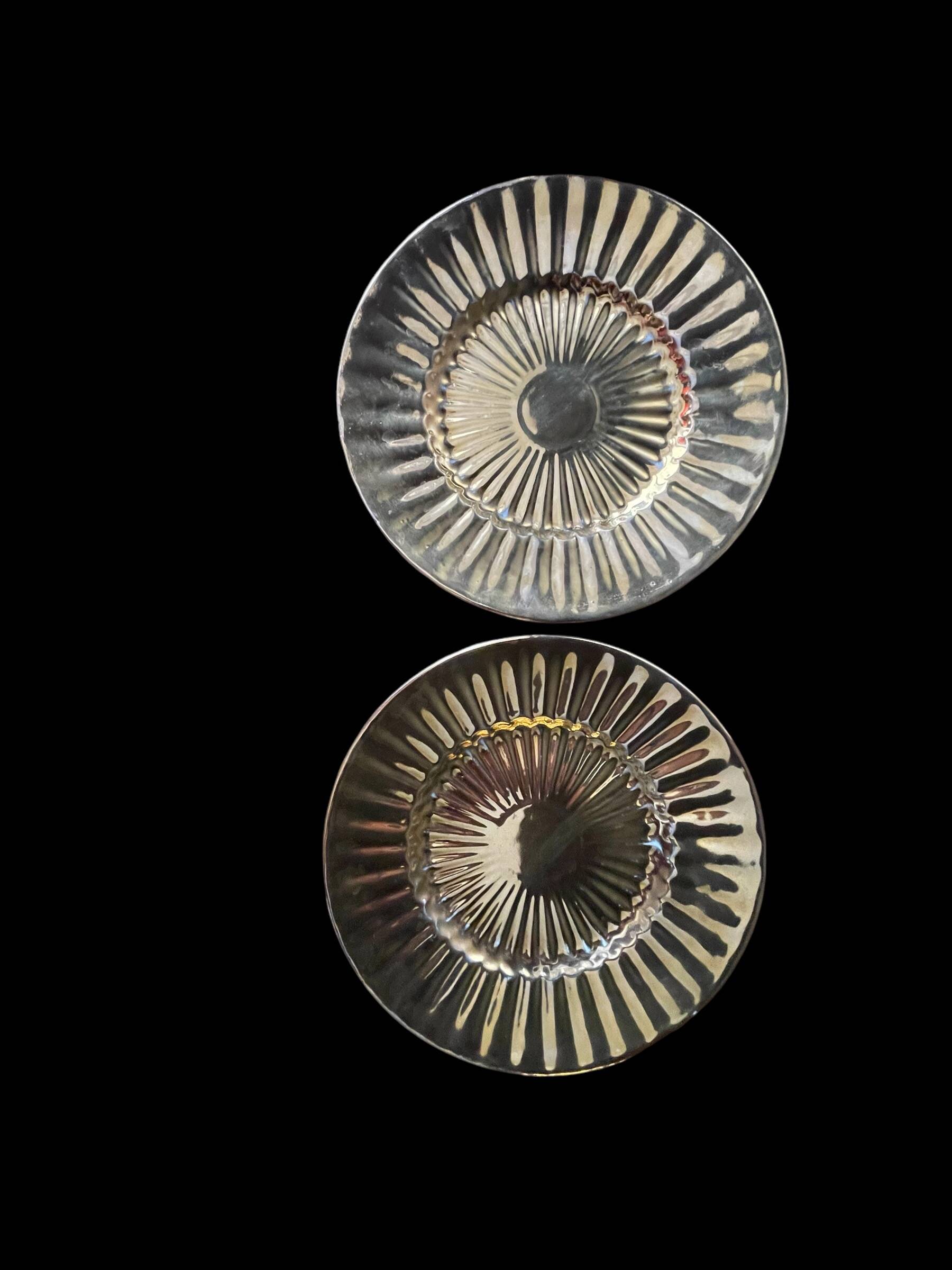 Pair of Limoges porcelain lunches