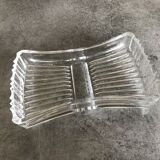 Empty pocket cup in molded glass 16.5 x 10 cm
