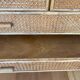 Commode rotin et cannage