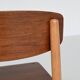 Set of four Danish dining chairs Kvetny and Sonners Denmark 1960