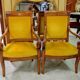 Paire de fauteuils d’époque Empire-Restauration en acajou