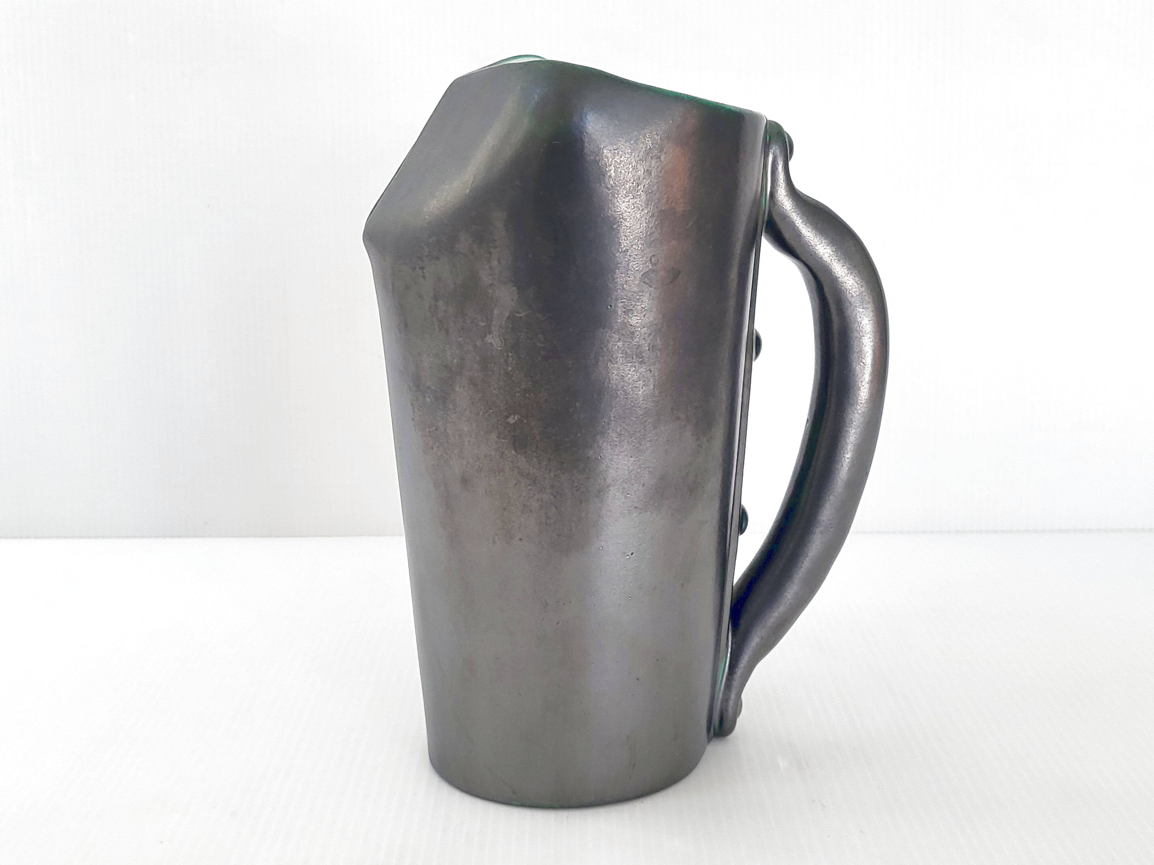 Pitcher and 6 vintage glasses 1960