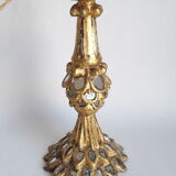 Lamp foot gilded wood
