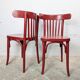 Pair of bentwood bistro chairs