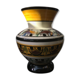 Ancient Vase QUIBERON Ceramics MERLE WHITE Painted Vintage Decor