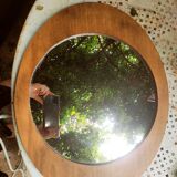 Scandinavian wooden mirror 49x39