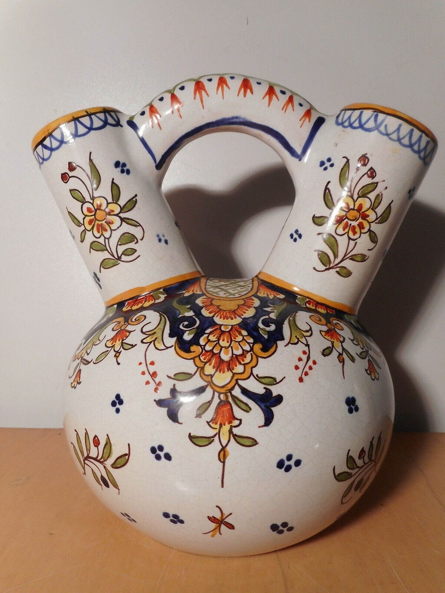 Bouquet pourer HD Henri Delcourt Boulogne taste faience Breton Quimper