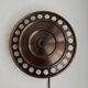 Wall sconces, Bankeryd, Nils Ledung, Copper, swedish, 70/80s, pair