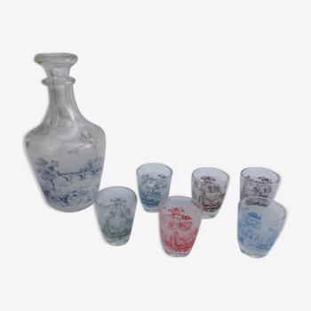 60 glasses and carafe set