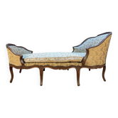 Duchess on a boat - Louis XV period chaise longue
