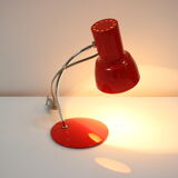 Mid-Century red table lamp / Napako, 1970's
