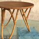 Vintage rattan coffee table