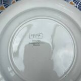 Set of nine Digoin Sarreguemines soup plates