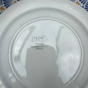 Lot de neuf assiettes creuses Digoin Sarreguemines