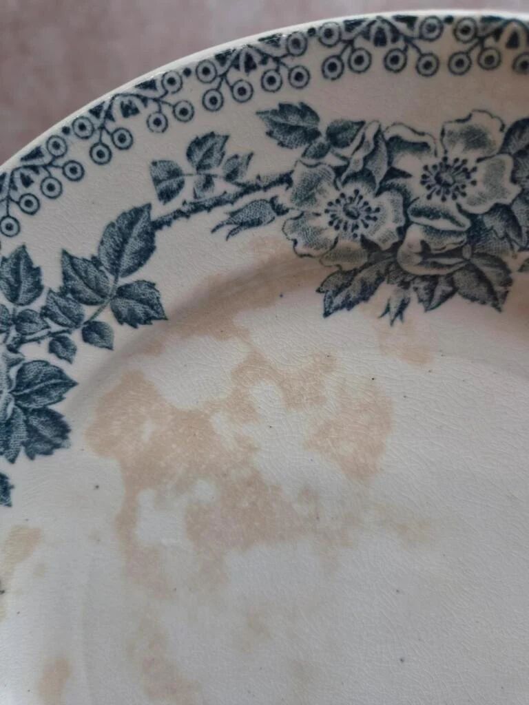 Antique plate Terre de Fer – Guadeloupe Service – Debray Establishments