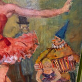 Oil on canvas signed