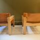 Pair of Scandinavian armchairs "Natura" by Karine Mobring.